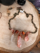 Load image into Gallery viewer, Fire Quartz Bar Necklace - Artisan Crafted Handmade