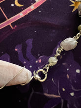 Load image into Gallery viewer, Kunzite and Green Moonstone Necklace