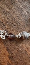 Load image into Gallery viewer, Botswana Agate and Tibetan Quarts Bracelet