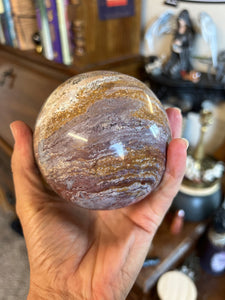 Gorgeous Ocean Jasper Sphere