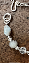 Load image into Gallery viewer, Botswana Agate and Tibetan Quarts Bracelet