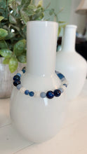 Load image into Gallery viewer, Kyanite, Angelite &amp; Moonstone Bracelet