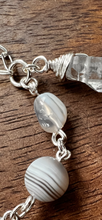 Load image into Gallery viewer, Botswana Agate and Tibetan Quarts Bracelet