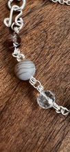 Load image into Gallery viewer, Botswana Agate and Tibetan Quarts Bracelet