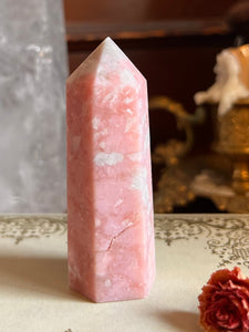 Pink Opal Tower- The Stone Of Spiritual Awakening