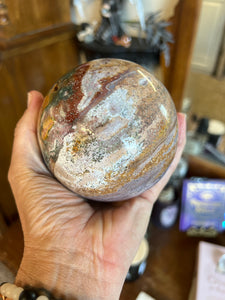 Gorgeous Ocean Jasper Sphere