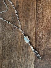 Load image into Gallery viewer, Botswana Agate and Tibetan Quarts Layered Necklace