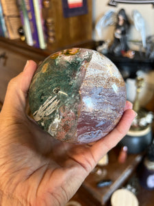 Gorgeous Ocean Jasper Sphere