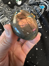 Load image into Gallery viewer, Shape Shifter Labradorite Palm Stone 🌈⚡️