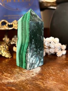 Malachite and Chrysocolla Tower Malacolla