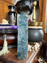 Load image into Gallery viewer, Moss Agate Tower