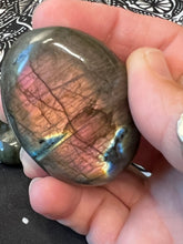 Load image into Gallery viewer, Shape Shifter Labradorite Palm Stone 🌈⚡️