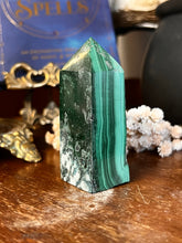 Load image into Gallery viewer, Malachite and Chrysocolla Tower Malacolla