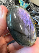 Load image into Gallery viewer, Mermaid Labradorite Palm Stone 🌈⚡️