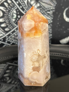 Amethyst Flower Agate Tower