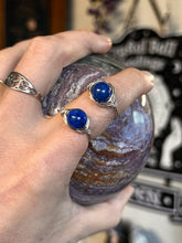 Load image into Gallery viewer, AAA Lapis Lazuli Wire Wrapped Ring