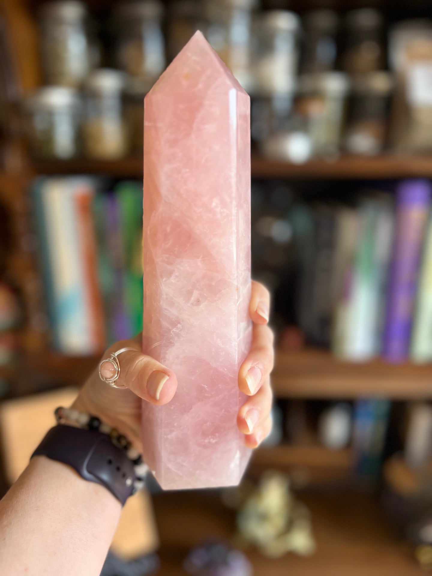 Rose Quartz Tower 1.2 kg