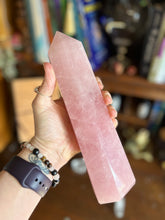 Load image into Gallery viewer, Rose Quartz Tower 1.2 kg