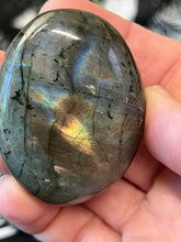 Load image into Gallery viewer, Shape Shifter Labradorite Palm Stone 🌈⚡️