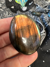 Load image into Gallery viewer, Sunset Labradorite Palm Stone 🌈⚡️