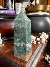 Load image into Gallery viewer, Moss Agate Tower