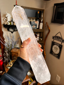 Polished Lemurian Quartz Tower