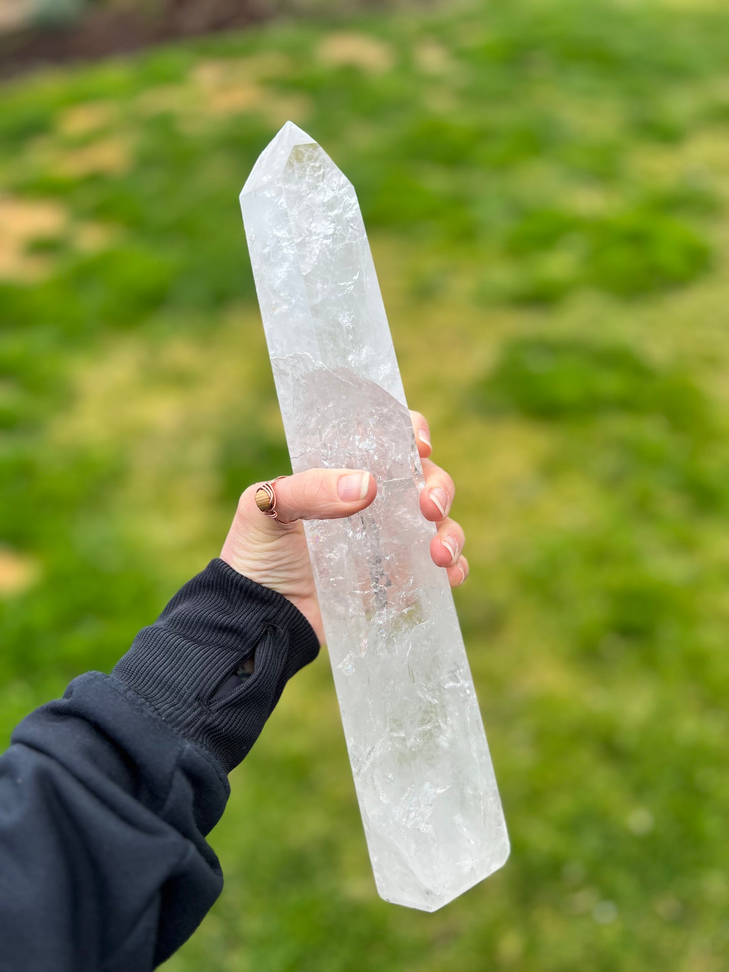 Polished Lemurian Quartz Tower