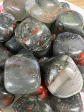 Load image into Gallery viewer, Bloodstone Tumbles with Pyrite