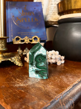 Load image into Gallery viewer, Malachite and Chrysocolla Tower Malacolla