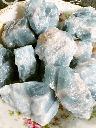 Raw Blue Calcite