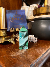 Load image into Gallery viewer, Malachite and Chrysocolla Tower Malacolla